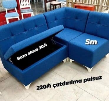 metbex mebel: Künc divan, Yeni, Açılmayan, Bazasız, Parça, Şəhərdaxili pulsuz çatdırılma — 1