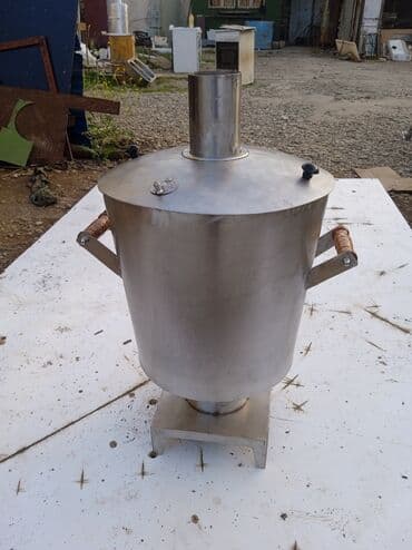 samovar qədimi: Новый Дровяной Самовар, Более 10 л, Самовывоз — 1