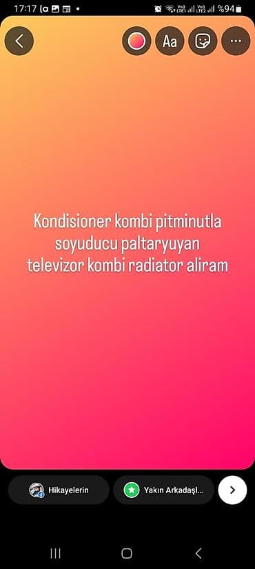 kondisioner 2 ci əl: 2 ci el her nov elektrik esyalari aliram — 1
