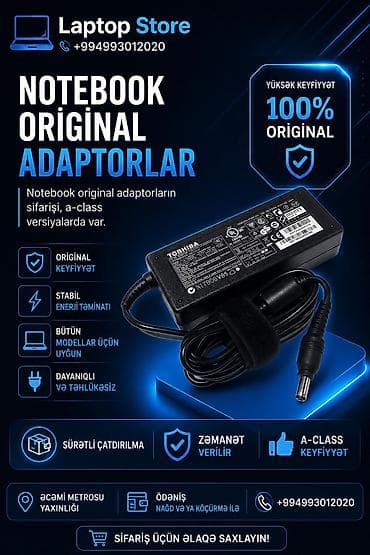 komputer notebook: 🔋 Notebook adaptoru axtarırsınız? Bizdə var! 💻 ✅ Original adaptorlar — 1