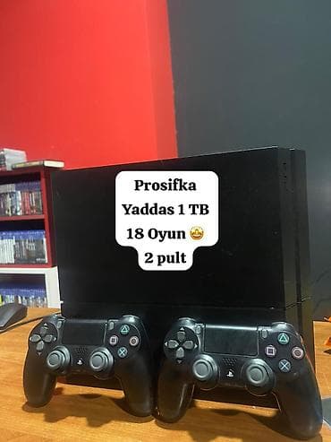 android tv box: Ps 4 Fat model 2 Ci riviziya Slime Beraber modeldi Yaddas 1 TB ustunde — 1
