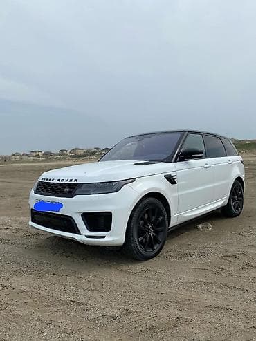 Nəqliyyat: Range Rover Sport – ağ kuzov, qara dam və qara detallarla dinamik — 2