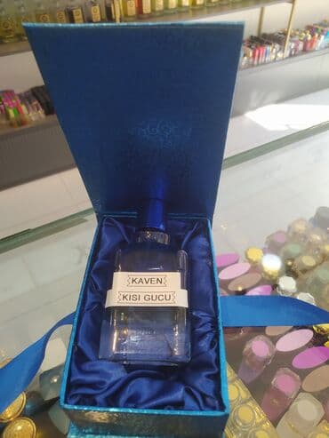 быть может духи в баку: Kaven “Kişi Gücü” ətiri - Zərif naxışlı, parlaq mavi hədiyyə — 1