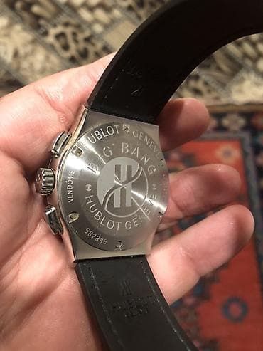 ilham eliyev saati: Qol saatı, Hublot, rəng - Qara — 5