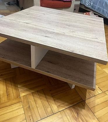 nerj stol: Kvadrat masa, Açılmayan, Təkərsiz, Teksturalı laminat — 3