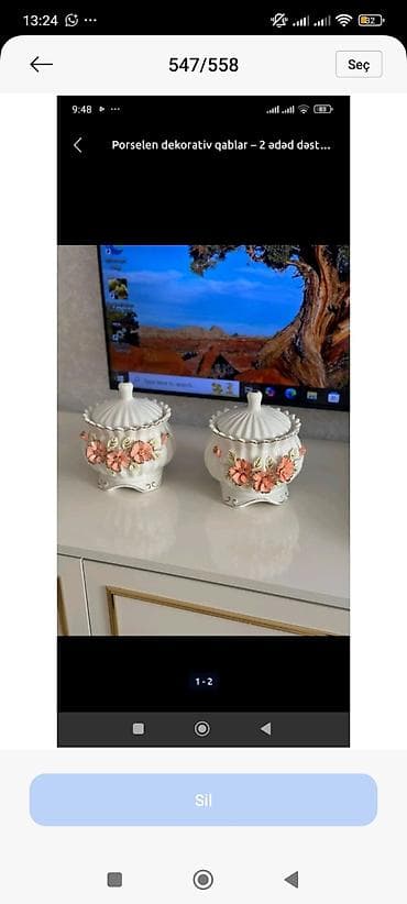 Qəhvə dəsti, rəng - Ağ, Farfor