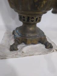 купить бу самовар на дровах: Antik mis samovar - Material: bürünc/mis ərintisi, əl işləməsi — 3