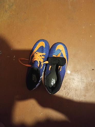 Uşaq ayaqqabıları: Rəng - Mavi Krossovkalar, Nike, Ölçü: 32, Oğlan üçün — 1