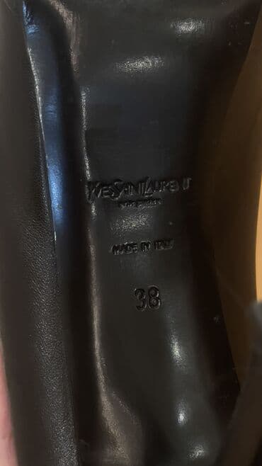ysl tufli: Tuflilər, Ölçü: 38, rəng - Qara, İşlənmiş — 3