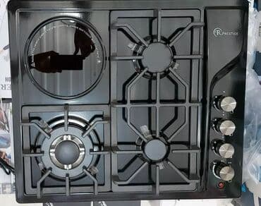 keramika peci: Plitə Qazlı, Stolüstü, 4 gözlü, Yeni — 2