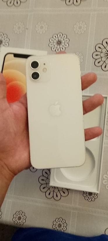 IPhone 12, 128 GB, Ağ, Face ID