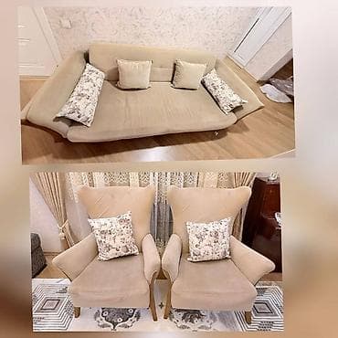 deri divan: Divan, 2 kreslo — 1