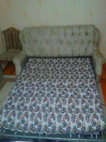 İşlənmiş, Di̇van-kravat, 2 kreslo, Divan, Açılan — 5