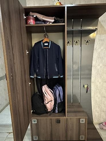 mini skaf: Dəhliz üçün funksional giriş mebeli (paltar dolabı + ayaqqabılıq + — 2