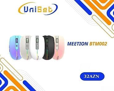 bilindir: Wireless Meetion BTM002 Mouse Şəhər: Bakı Malın tipi: Klaviaturalar — 1
