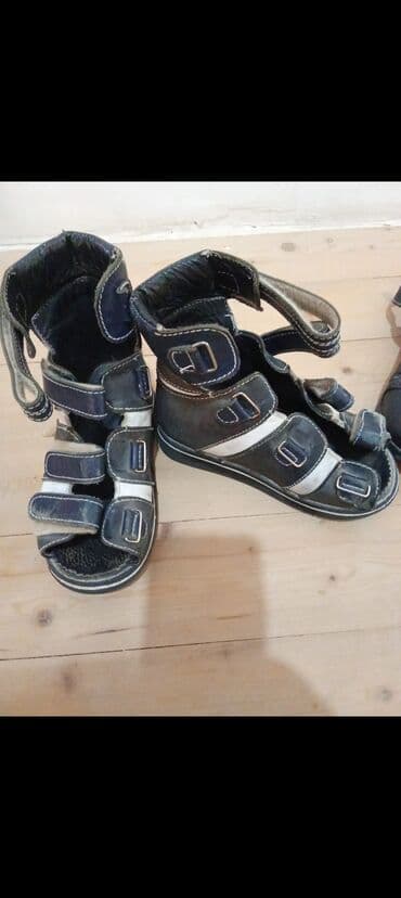 ortopedik uşaq ayaqqabıları: Uşaq üçün ortopedik sandal/yarımçizmə. - Model: yüksək boğazlı, açıq — 1
