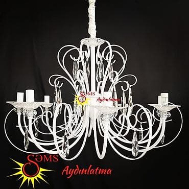 Dekor Çilçıraq 6 şamdanlı 140 manat 8 şamdanlı 190 manat 12