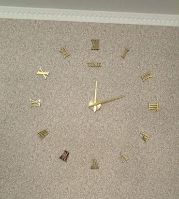 3d saat: Divar saatları, Mexaniki, Saniyə əqrəbi — 10