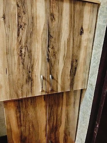 Ev və bağ: Ikili qapılı taxta dolab - Material: Laminat örtüklü MDP/taxta — 1
