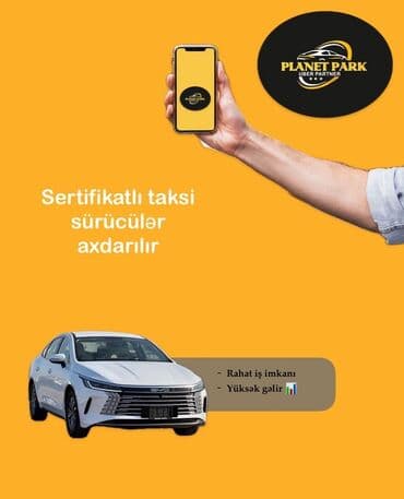 baki mingecevir taksi: Taksi sürücüsü tələb olunur, Avtomobilin icarəsi, Gündəlik ödəniş, 1-2 illik təcrübə — 1