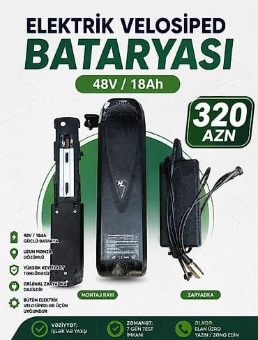 velospet: Elektrik velosiped Bataryası az işlenib Max 1300 Km sürülüb bu batarya — 1
