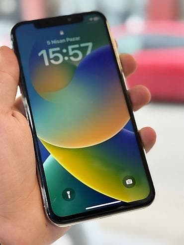 iphone 13 pro max ucuz: IPhone X, 256 GB, Ağ, Face ID — 4