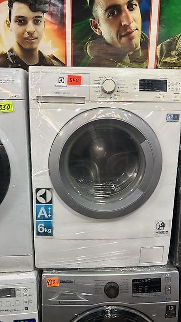 Paltaryuyan maşın Electrolux, 6 kq, Avtomat, Qurutmasız