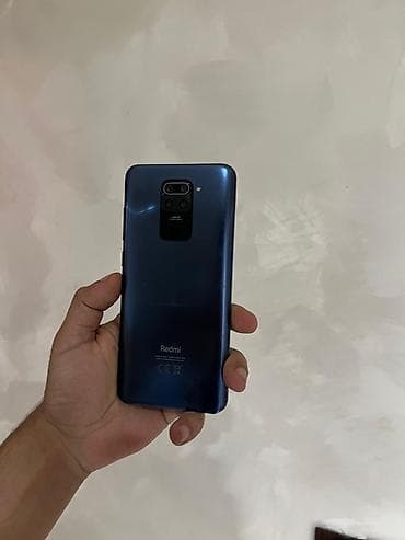 telefon samsuq: Redmi Note 9, 64 GB, rəng - Boz, Barmaq izi, Face ID — 7