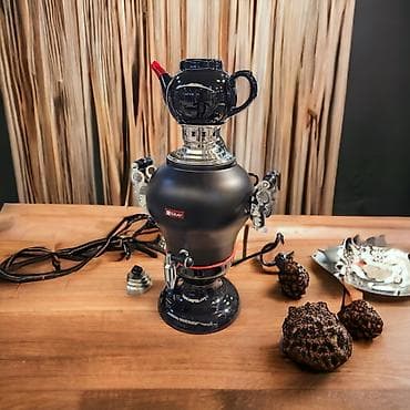 Elektrikli samovar elektri̇k semaver 4l paslanmayan polad su xəzinəsi — 1