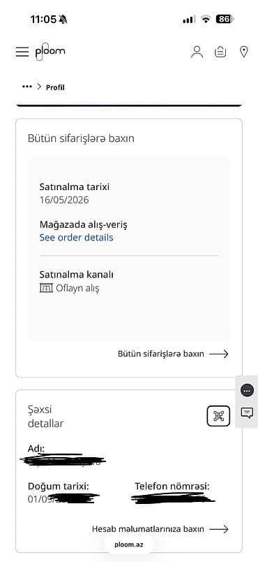 justfog minifit s: Ploom brendi tütün qızdırma cihazı Yeni alınıb alınma tarixi şəkildə — 2