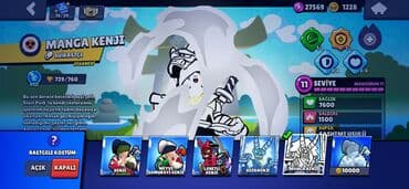 lupa satışı: Brawl Stars hesabı – yüksək səviyyəli qəhrəmanlar və nadir kostyum — 4