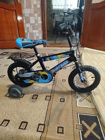 12 lik: Dörd təkərli Uşaq velosipedi 12", sürətlərin sayı: 1 — 2