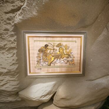 yağlı kağız qiyməti: Rəsm, Misirdən Gətirilib, Məhşur Misir Kağızı Olan Papirusdan — 6