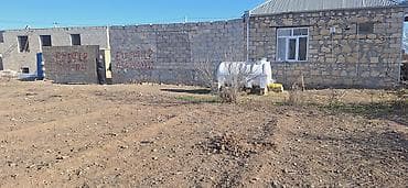 Həyət evləri və villaların satışı: Hasar daxilində həyət evi və torpaq sahəsi - Daş hasarla tam çevrili — 1