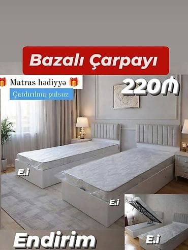 kunc divanlar instagram: Yeni, Təknəfərlik çarpayı, Bazalı — 1
