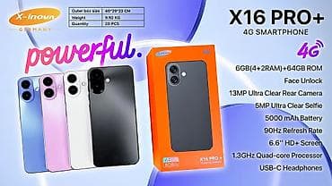 Kateqoriya: Telefonlar Brend: X-Inova Model: X16 Pro Plus Black