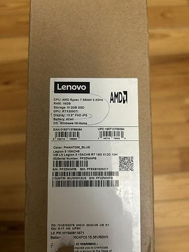 notebook wifi adapter: İşlənmiş Lenovo Legion, 15.6 ", AMD Ryzen 7, 512 GB, Ünvandan götürmə, Pulsuz çatdırılma — 9