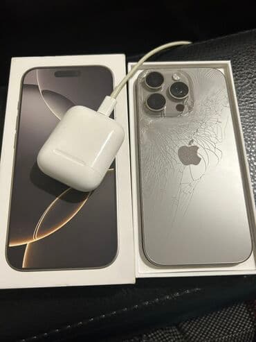 Kompüter, noutbuk və planşetlər: IPhone 16 Pro, 256 GB, Natural Titanium — 1