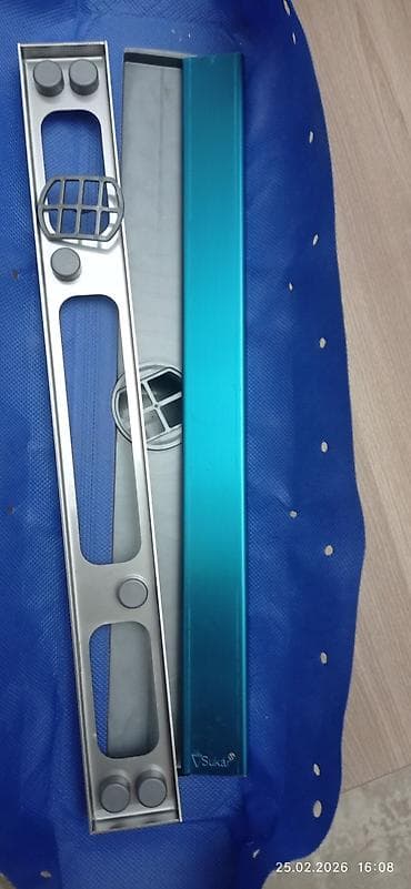 Duş şlanqları: Döşəmə duş trapı – xətti drenaj sistemi - Brend: Sukar (üzərində loqo — 1