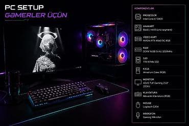 Tam setup Monitorlu RTX 4060 oc i5 13400 1tb ssd ddr4 16gb asus tuf lalafo.az -da Tam setup Monitorlu RTX 4060 oc i5 13400 1tb ssd ddr4 16gb asus tuf