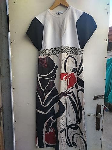 Женская одежда: Повседневное платье, Макси, M — 1