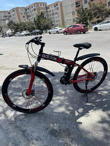 bravoda velosiped: İşlənmiş Şəhər velosipedi Adidas, 26", sürətlərin sayı: 21, Pulsuz çatdırılma — 4