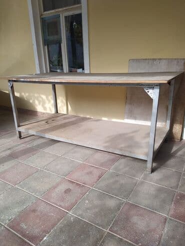 стол компьютерный складной трансформер: Metall karkaslı iş masası - Material: möhkəm metal karkas, üst hissə — 1