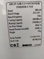kondisioner bio general: 60 Kvadrat 18000 BTU Az işlənib Şəkildə görüldüyü kimidir Çürüyü — 5