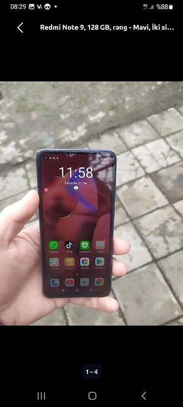 Xiaomi 128 GB, rəng - Mavi, 
 Sensor