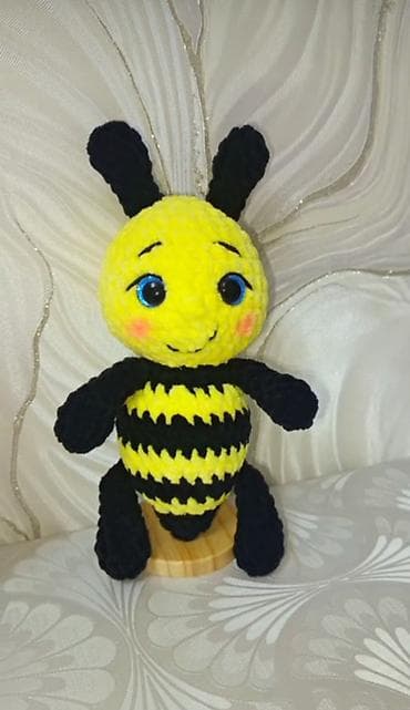 Yumşaq oyuncaqlar: Məhsul: Əl ilə toxunmuş yumşaq oyuncaqlar. Təsvir: - Əl işi amigurumi — 6