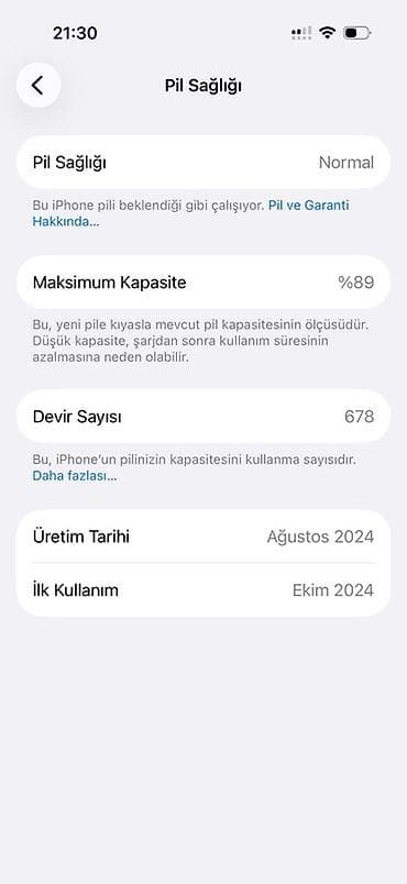 ipone 11 pro max: IPhone 16 Pro, Ağ — 5