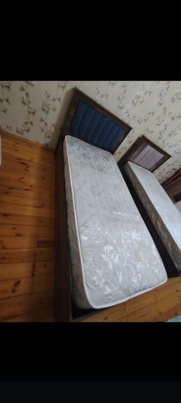 Audi: Б/у, Односпальная кровать, С матрасом, Без выдвижных ящиков — 5