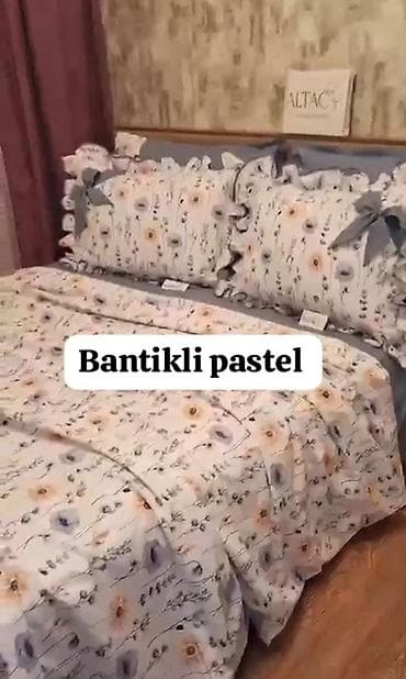 Böyüklər üçün İki nəfərlik Pambıq Pastel dəsti