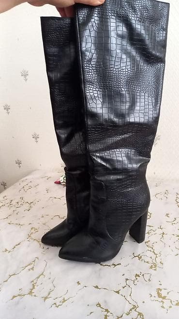 Uzunboğaz, Ölçü: 38, rəng - Qara, Yeni